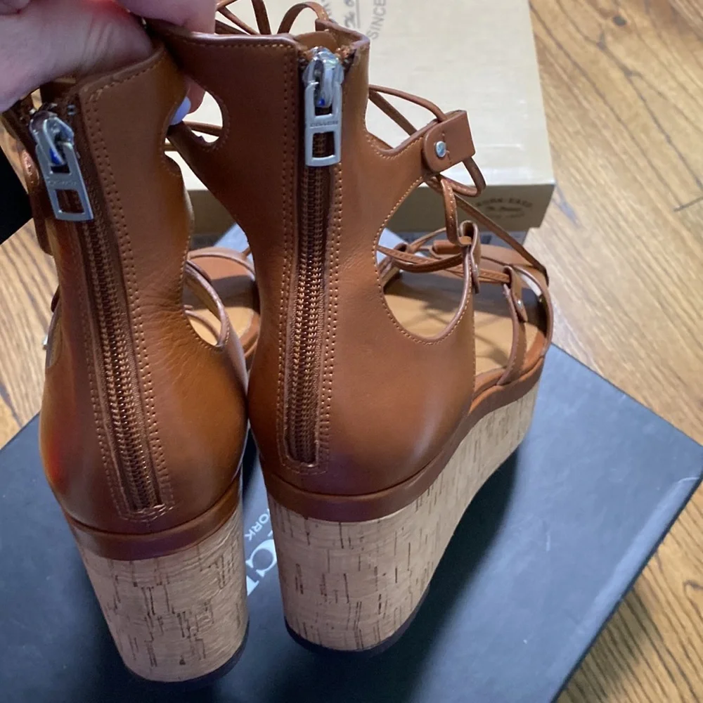 Brand new Coach Barkley semi matte calf in Saddle - Picture 5 of 8